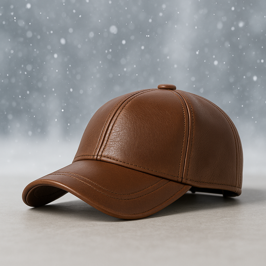 NordicHide—Premium Leather Cap with Adjustable Clip