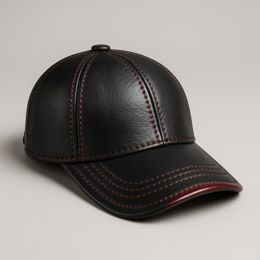 NordicHide—Premium Leather Cap with Adjustable Clip