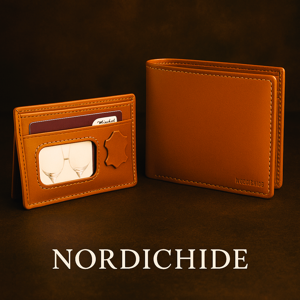 NordicHide - Premium-Ledergeldbörse